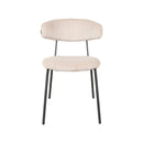 LABEL51 Eetkamerstoel Zack - Naturel - Ribcord