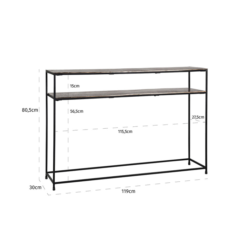 Wandtafel Chandon met plank - Majorr