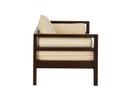 J Line Zetel/Bed Conie Matras+ 4 Kussens Mangohout Donkerbruin