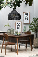 Lamp Shade Pear Shape Rattan Black