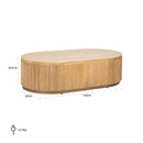 Salontafel Belfort capsule - Majorr