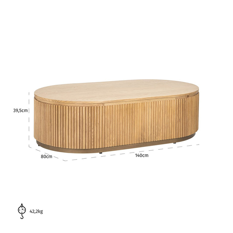 Salontafel Belfort capsule - Majorr