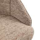 Eetkamerstoel Beverly mocca linear swivel