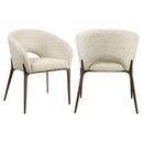 Eetkamerstoel Kenzi natural linear fire retardant