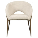 Eetkamerstoel Kenzi natural linear fire retardant