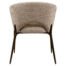 Eetkamerstoel Kenzi mocca linear fire retardant
