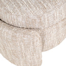Poef & Voetenbank Cupid beige angora with storage