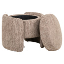 Poef & Voetenbank Cupid mocca linear with storage