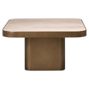 Salontafel Claridge beige 70x70 (cumulus)