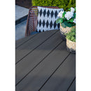 Edison tafel 220x115xH75 cm - carbon black/ grey teak VW - Majorr