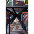 Edison tafel 220x115xH75 cm - carbon black/ grey teak VW - Majorr