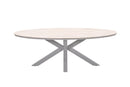 Edison tafel ovaal - 220x115 cm -taupe -light teak Vironwood Edison tafel ovaal - 220x115 cm -taupe -light teak Vironwood - Majorr