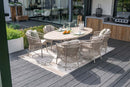 Edison tafel ovaal - 220x115 cm -taupe -light teak Vironwood Edison tafel ovaal - 220x115 cm -taupe -light teak Vironwood - Majorr