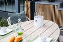 Edison tafel ovaal - 220x115 cm -taupe -light teak Vironwood Edison tafel ovaal - 220x115 cm -taupe -light teak Vironwood - Majorr