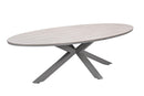 Edison tafel ovaal - 280x140 cm -taupe -light teak Vironwood Edison tafel ovaal - 280x140 cm -taupe -light teak Vironwood - Majorr