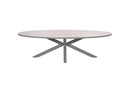 Edison tafel ovaal - 280x140 cm -taupe -light teak Vironwood Edison tafel ovaal - 280x140 cm -taupe -light teak Vironwood - Majorr