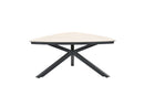 Edison triangle tafel 170 cm - c. black/ light teak Vironwood - Majorr