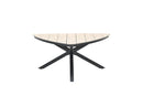 Edison triangle tafel 170 cm - c. black/ light teak Vironwood - Majorr
