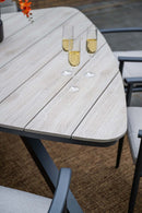 Edison triangle tafel 170 cm - c. black/ light teak Vironwood - Majorr