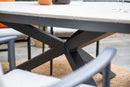Edison triangle tafel 170 cm - c. black/ light teak Vironwood - Majorr