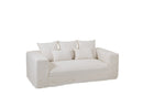 Cover For Seat+5Cushions Monaco Sofa Linen Marshmallow White