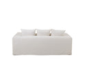 Cover For Seat+5Cushions Monaco Sofa Linen Marshmallow White