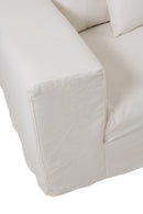 Cover For Seat+5Cushions Monaco Sofa Linen Marshmallow White