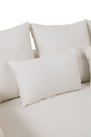 Cover For Seat+5Cushions Monaco Sofa Linen Marshmallow White