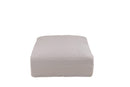 Cover For Pouf Monaco Linen Marshmallow White