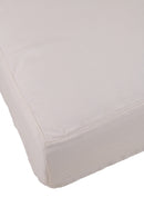 Cover For Pouf Monaco Linen Marshmallow White