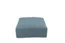 Cover For Pouf Monaco Linen Jeans Blue