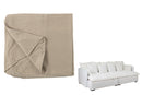 Cover Seat+11 Cushions Beach Linen Nat