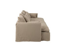 Cover Seat+11 Cushions Beach Linen Nat