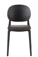 Chair Basic Polyester/Fineer Black