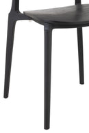 Chair Basic Polyester/Fineer Black