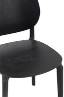 Chair Basic Polyester/Fineer Black