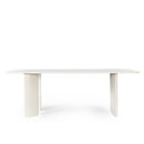 Eettafel Jade Rechthoek Off White 220 - Majorr