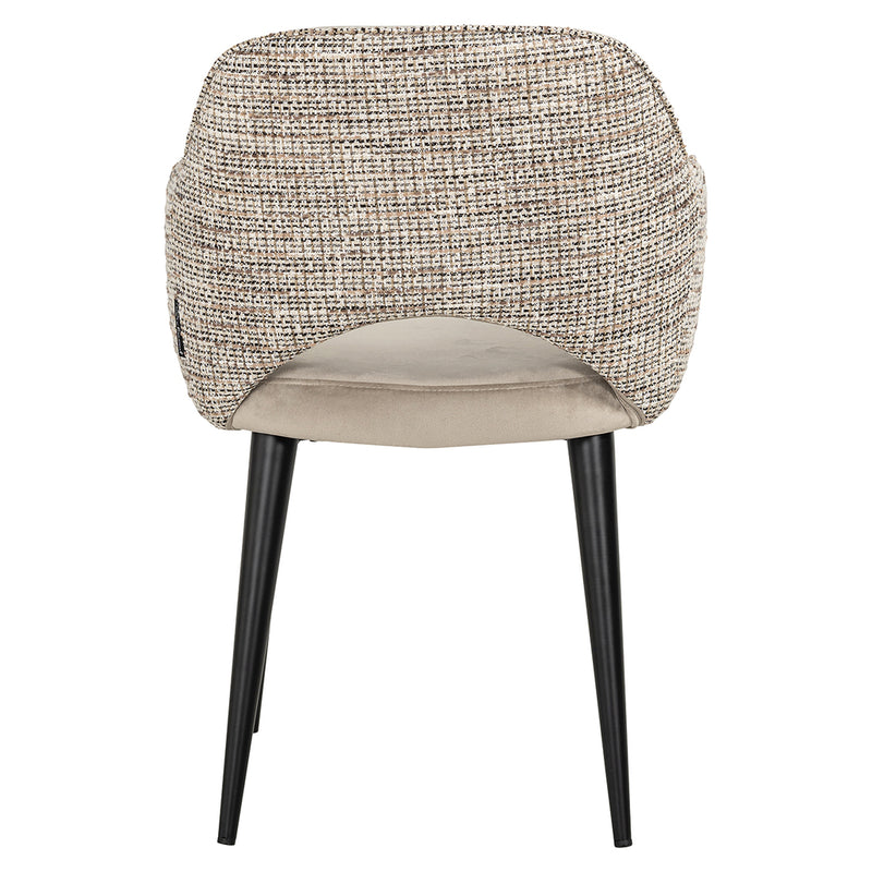 Arm chair Giovanna trendy nature/quartz khaki fire retardant (Be Trendy 01 Nature) - Majorr