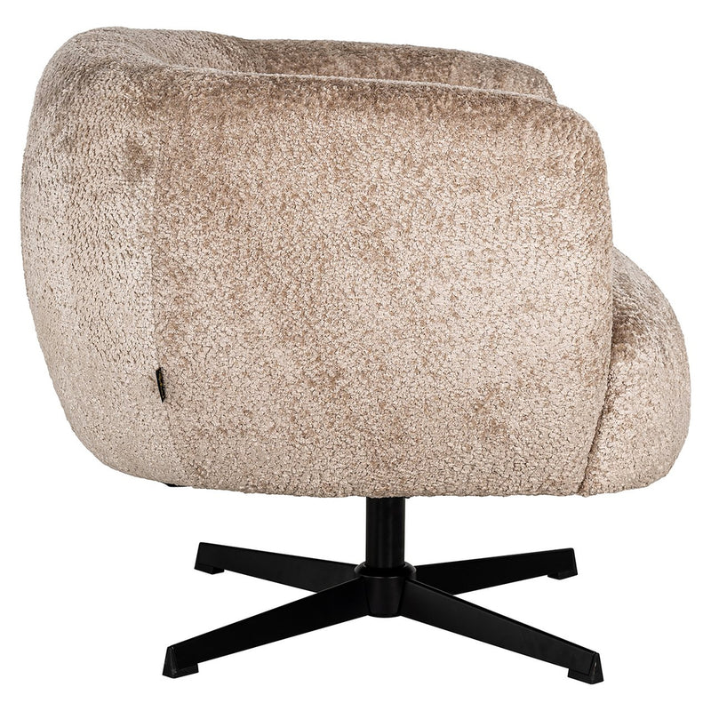 Draaifauteuil Estelle Sheep Nature - Majorr