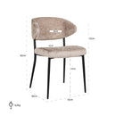 Stoel Bea (set van 2) Sheep Nature - Majorr