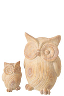 Owl Wood Imitation Magnesium Oxide Beige Large