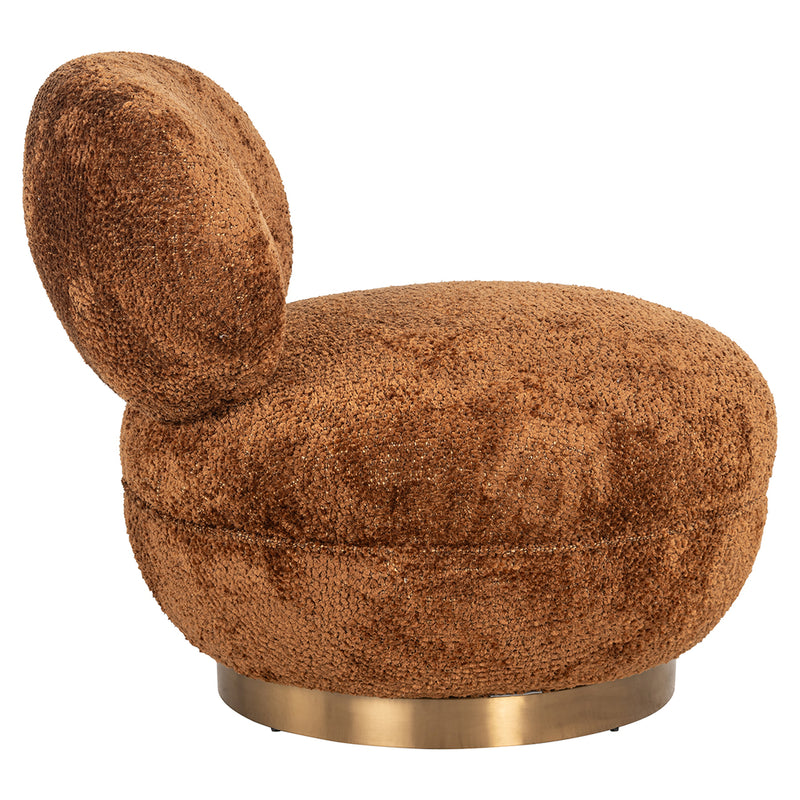 Draaifauteuil Jace Lovely cinnamon - Majorr