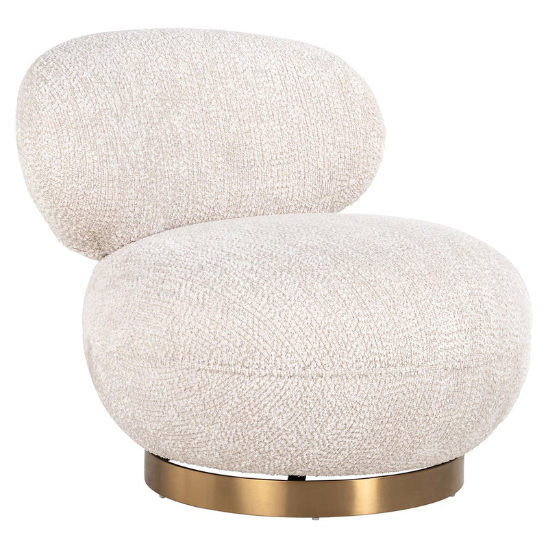 Draaifauteuil Jace lovely cream - Majorr