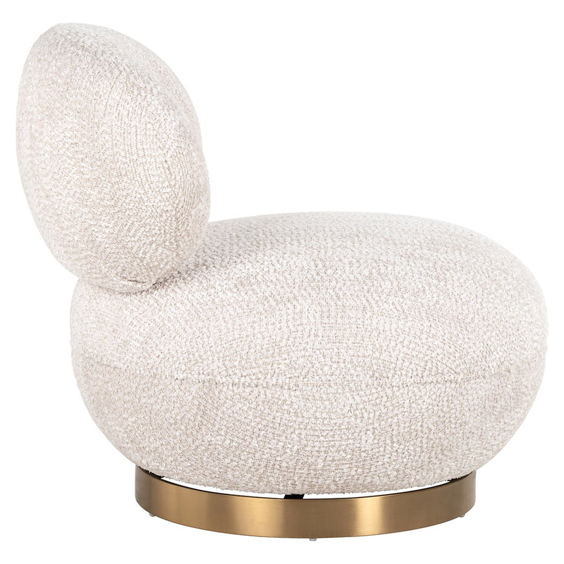 Draaifauteuil Jace lovely cream - Majorr