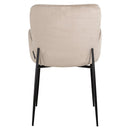 Stoel Amber khaki velvet fire retardant - Majorr