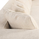 Hoekbank Lusso beige chenille (Niagara 902 beige) - Majorr