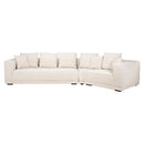 Sofa Lusso 4-zits beige chenille - Majorr