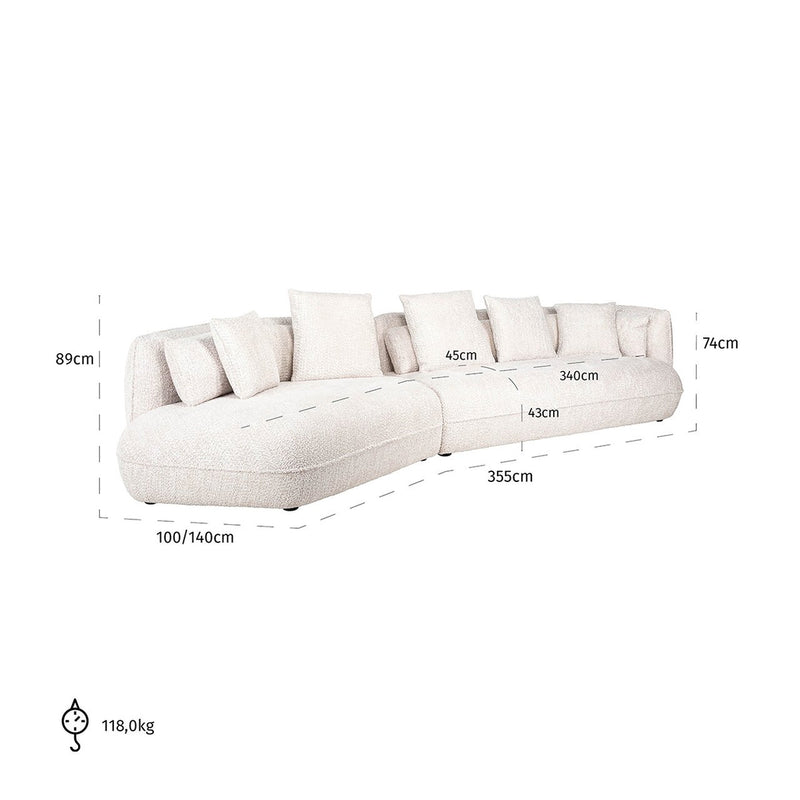 Sofa Rodina lovely cream - Majorr