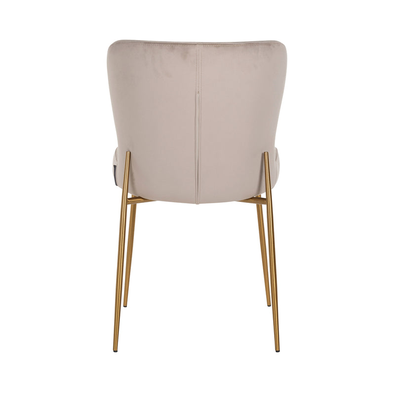 Stoel Odessa khaki / brushed gold fire retardant - Majorr