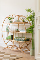 Standing Shelf Rattan Natural